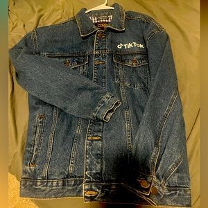 tiktok designer denim jacket